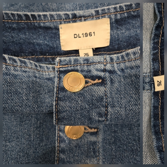 DL1961 Alma A-Line Denim Midi Skirt Size 26 (Fits like US 27/28) - Picture 8 of 8
